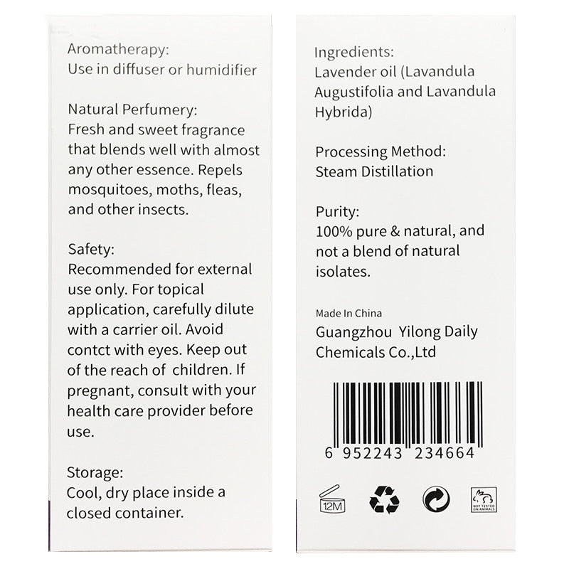 Lavender Essential Oil 100% Organic & Natural